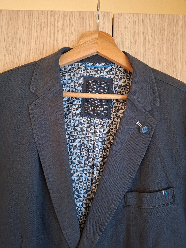 Heren Blazer, Maat 52/54 (L), Blauw, Ophalen of Verzenden, Zo goed als nieuw