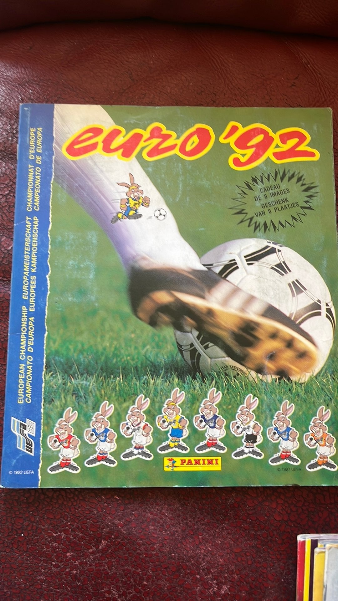 Panini euro 92 album full complet, Collections, Enlèvement ou Envoi, Utilisé