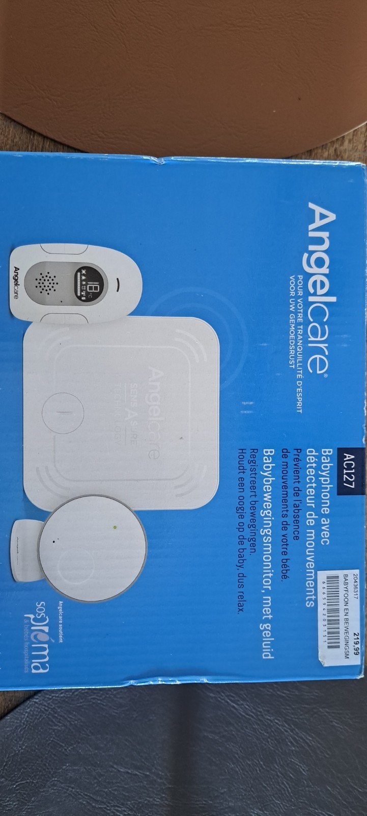 Angelcare babyfoon met bewegingsmonitor . Nieuwprijs 219,99, Ophalen