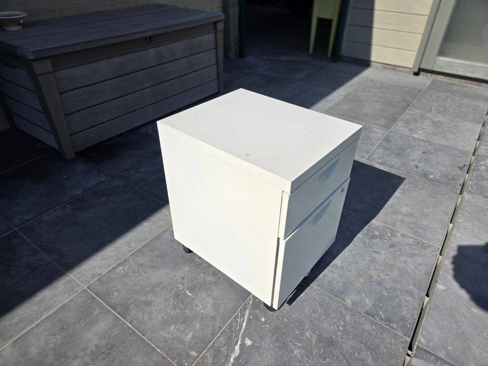 klein dossierkastje metaal, Maison & Meubles, Enlèvement, Métal