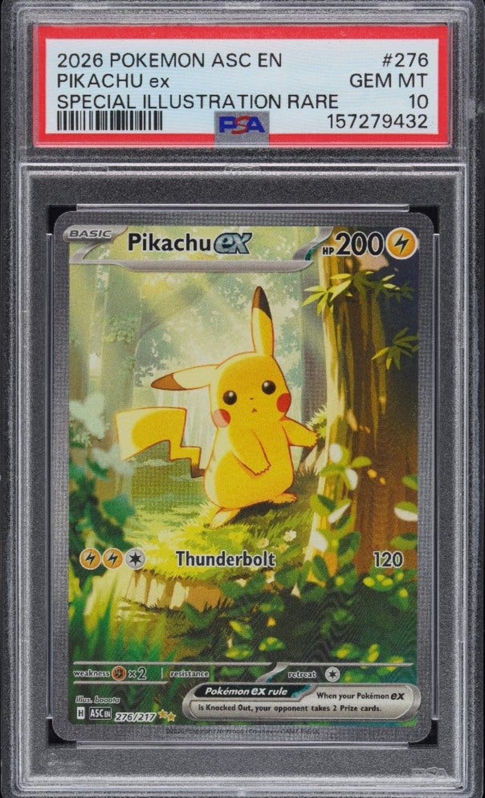 Pikachu 276 PSA 10, Ophalen, Zo goed als nieuw