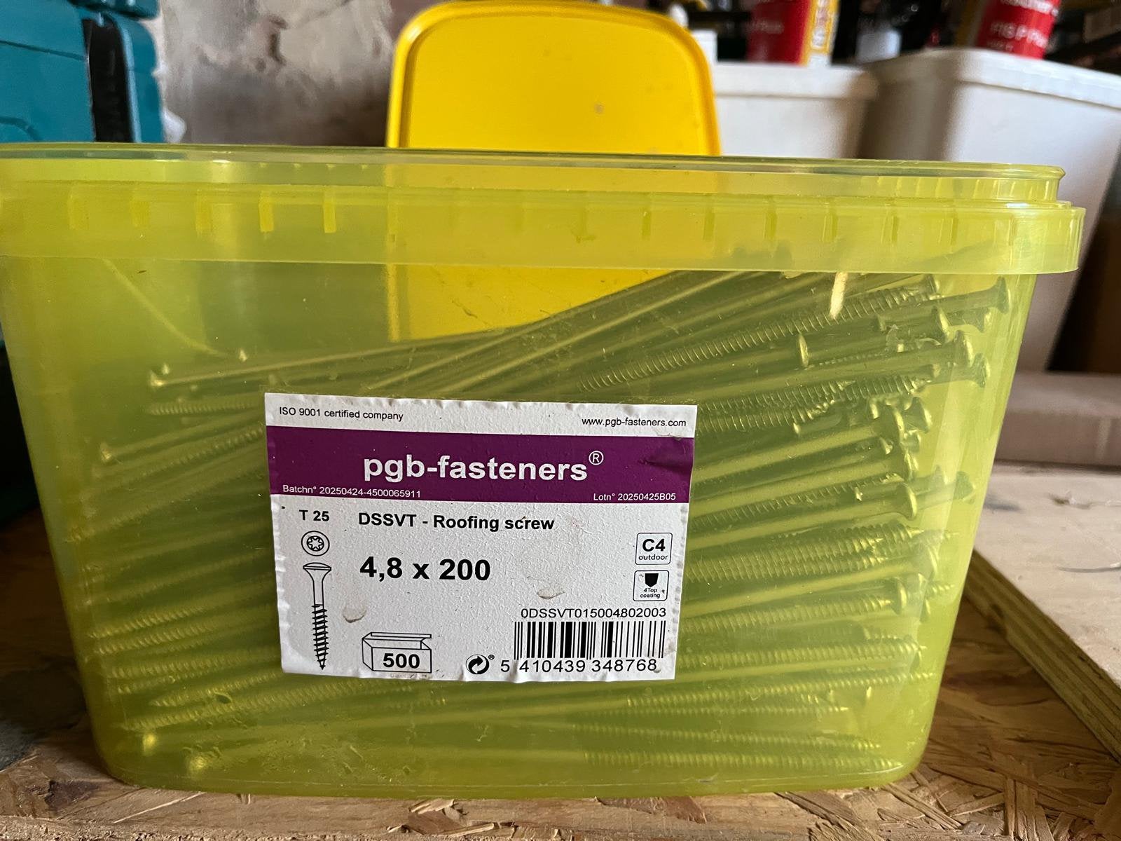 Dak isolatieschroef, Ophalen, Nieuw