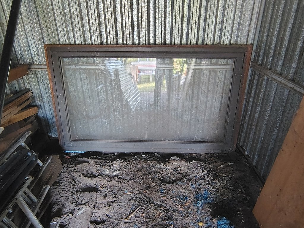 Houten kiepraam gratis, Enlèvement, Utilisé, Verre, Autres types