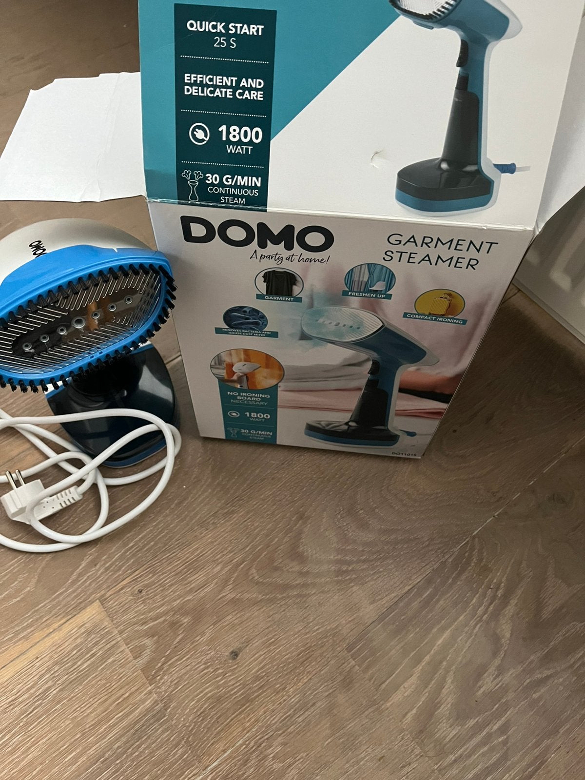 Domo steamer, Ophalen, Zo goed als nieuw