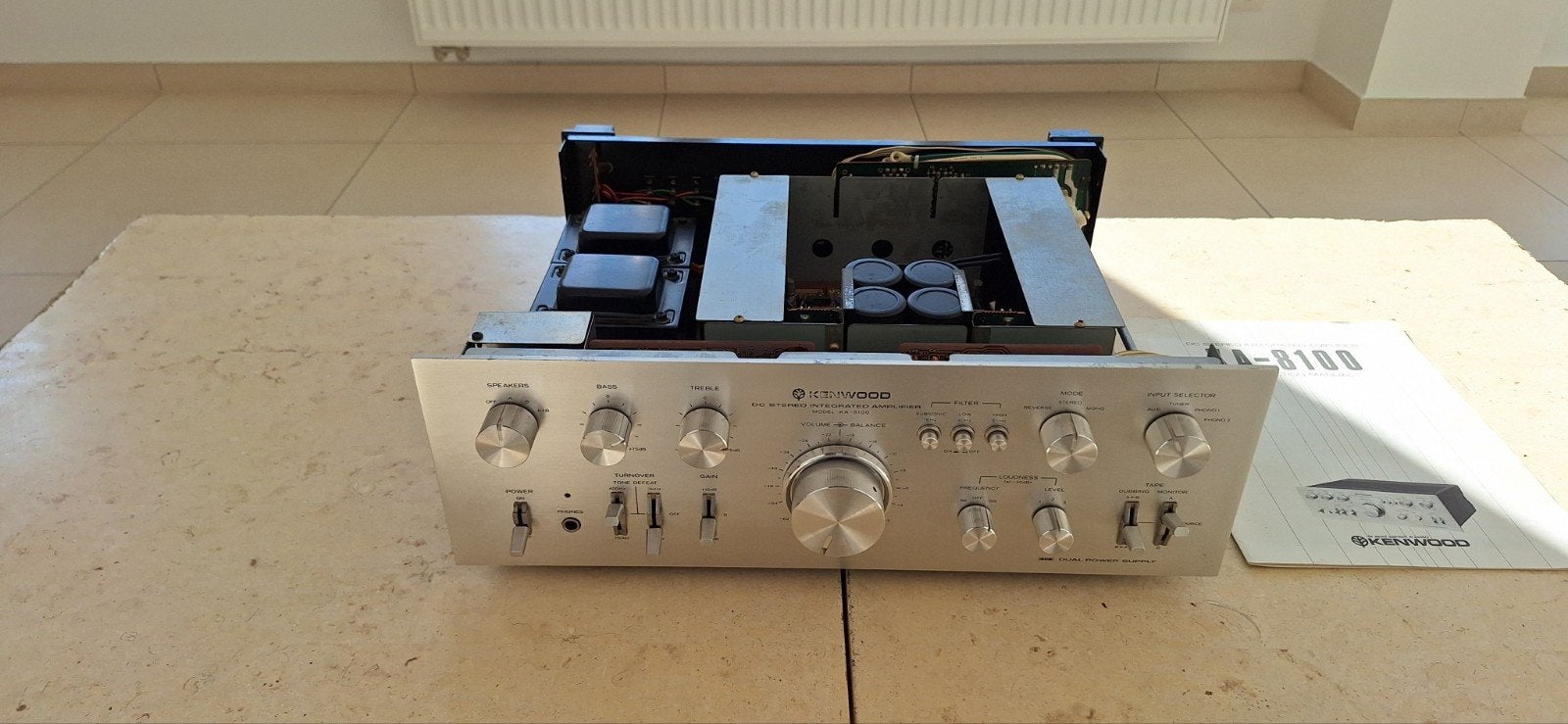 ampli integree stereo Kenwood ka 8100DC  double alimentation, Enlèvement ou Envoi