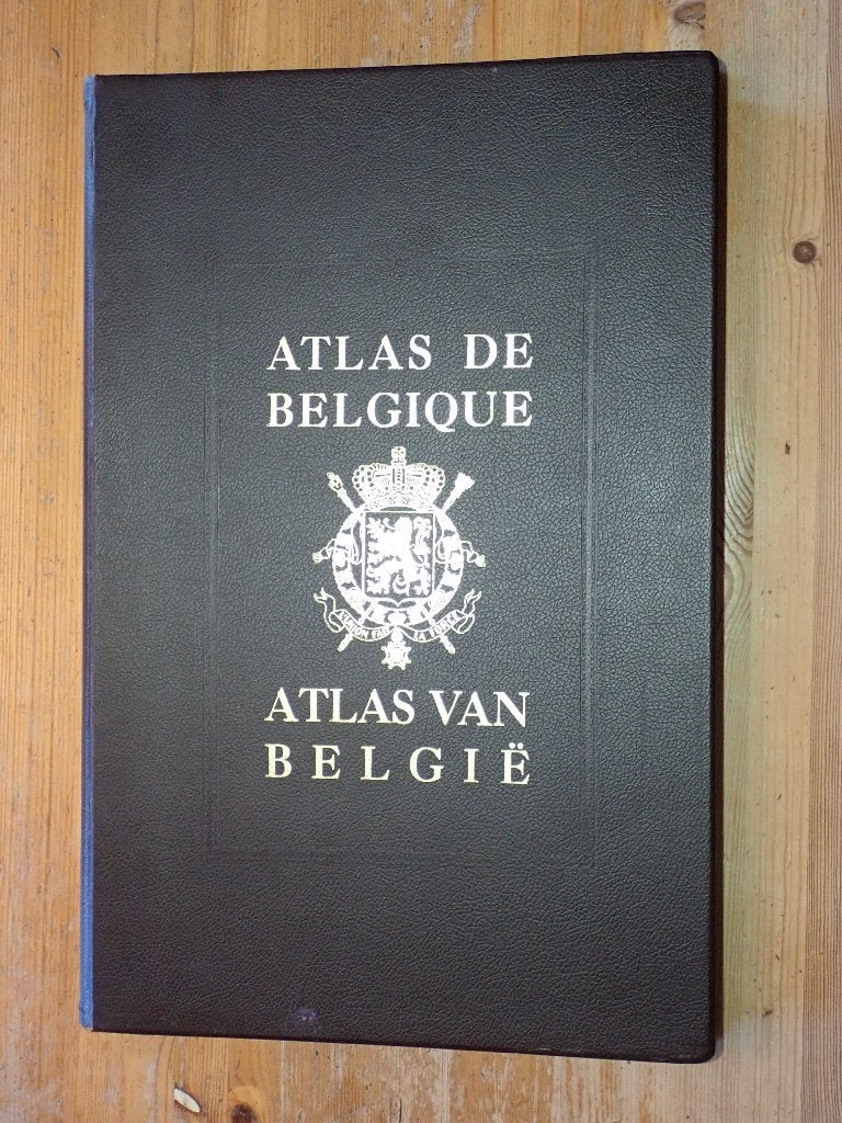 Atlas van België 1950 - 1972, Boeken, Atlassen en Landkaarten, Ophalen, Zo goed als nieuw, 1800 tot 2000, België