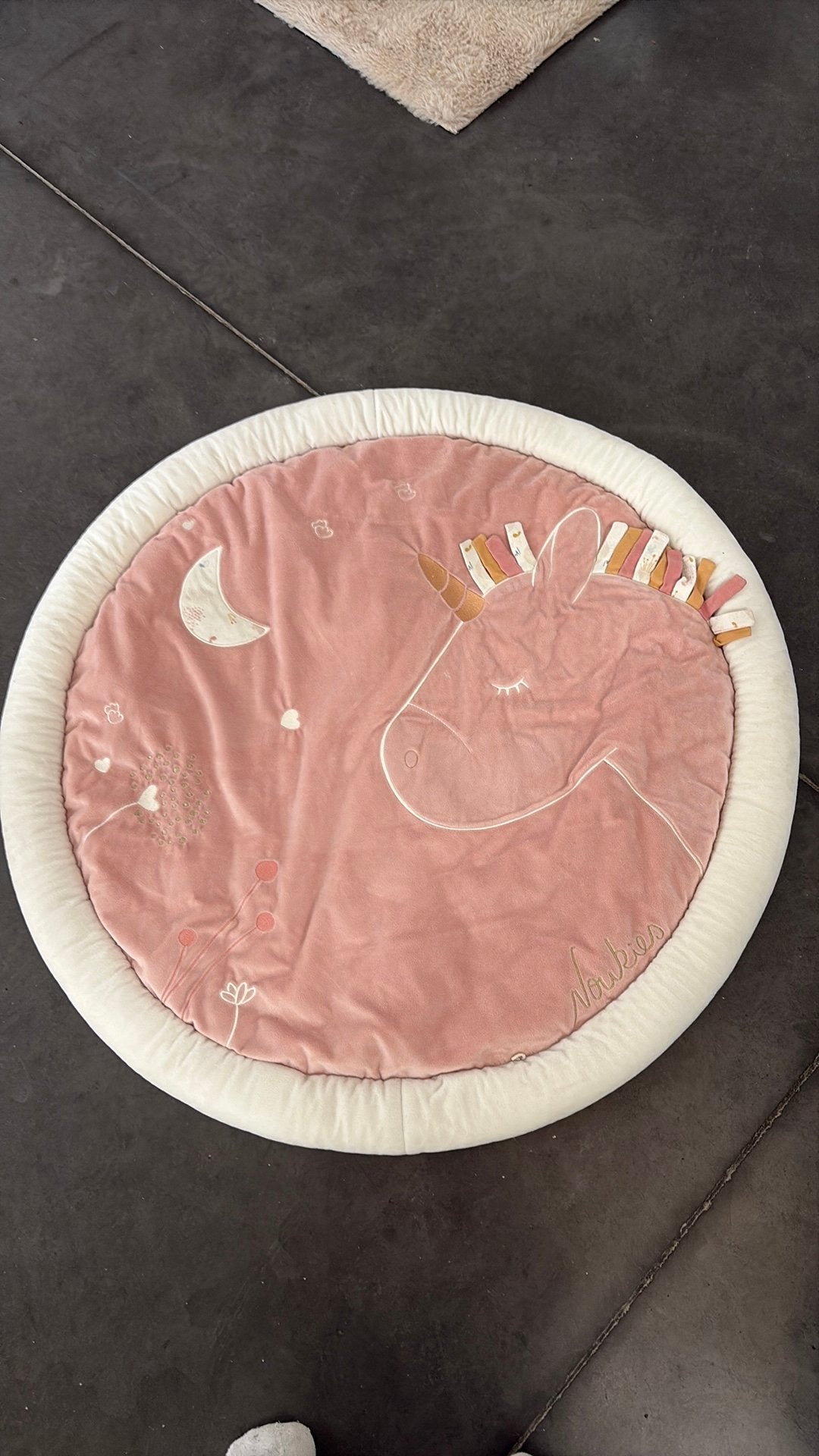 Tapis de jeux noukies, Enlèvement ou Envoi, Comme neuf, Rond, Tapis de parc