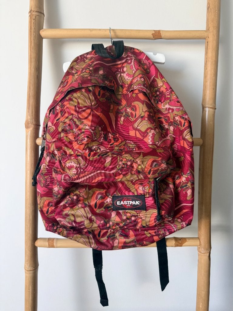 Eastpak Padded Pak'R rugzak 'Elephant Dragon', Ophalen, Gebruikt, Rood, Rugtas