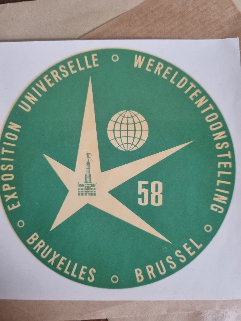 autocollant à eau Expo 58, Enlèvement ou Envoi, Autres types