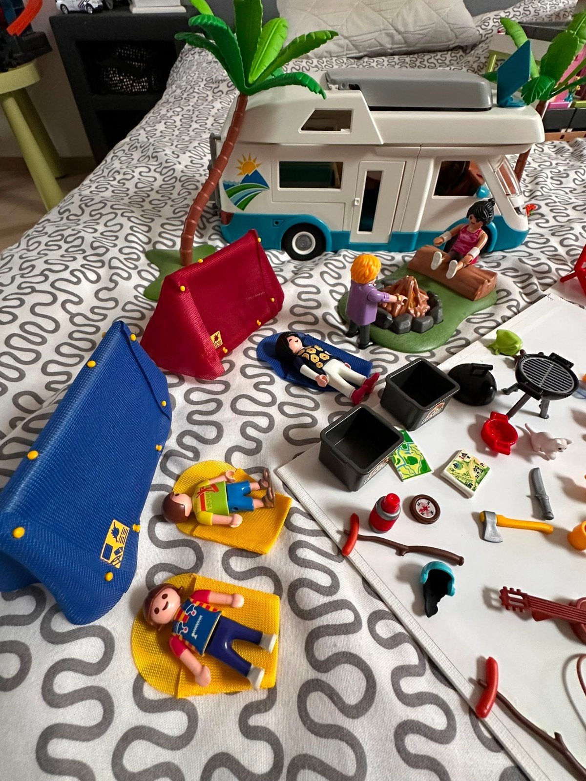 Camper met campeerset, Ophalen of Verzenden