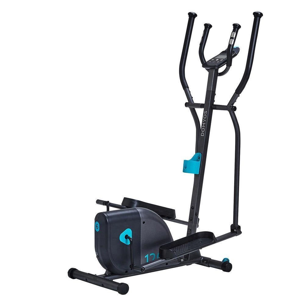 Vélo elliptique/Crosstrainer Domyos 120+Tapis de protection, Comme neuf, Enlèvement, Métal, Vélo elliptique