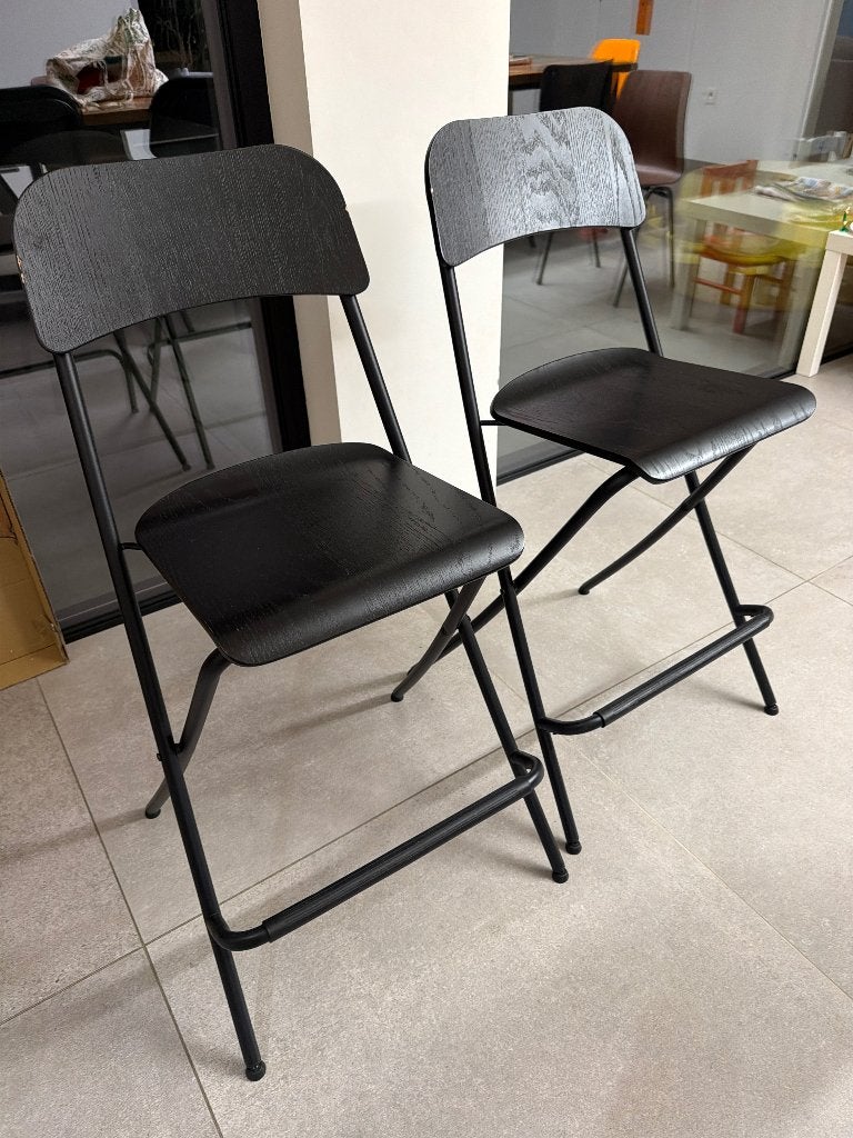 IKEA barkruk Franklin, Huis en Inrichting, Ophalen, Gebruikt, Met voetsteun, 60 tot 90 cm