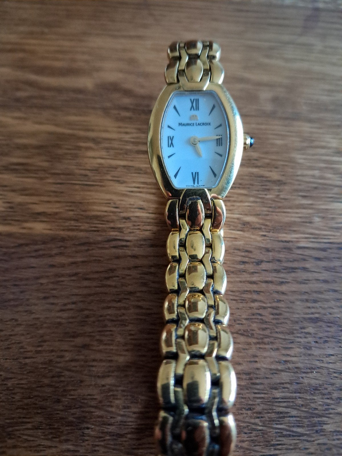 Maurice lacroix vintage watch, Handtassen en Accessoires, Ophalen of Verzenden, Goud, Goud