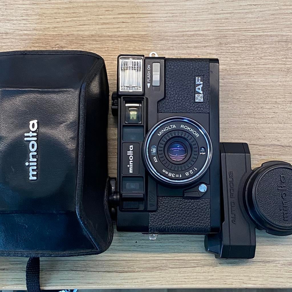 Minolta Hi-Matic AF, point & shoot*negen, Audio, Tv en Foto, Ophalen of Verzenden, Nieuw, Compact, Minolta
