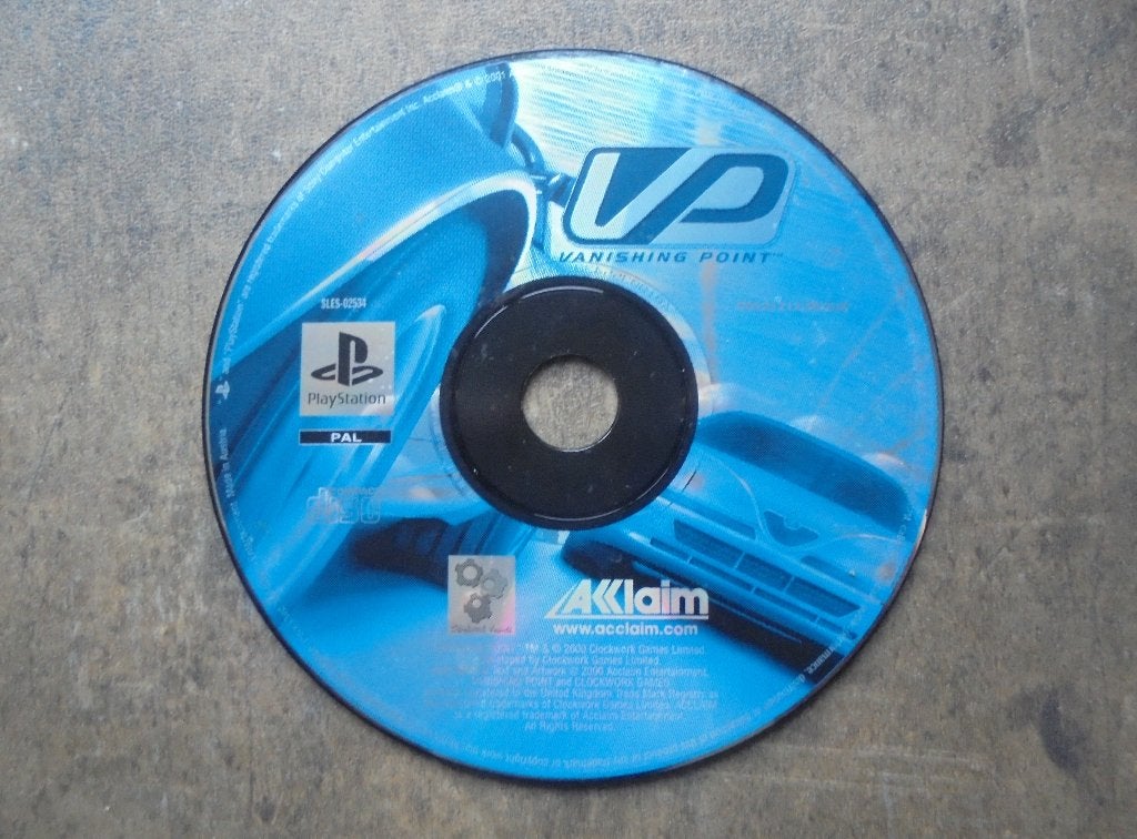 Vanishing Point voor PS1 (zie foto's), Consoles de jeu & Jeux vidéo, Enlèvement ou Envoi, 1 joueur, Course et Pilotage, Utilisé