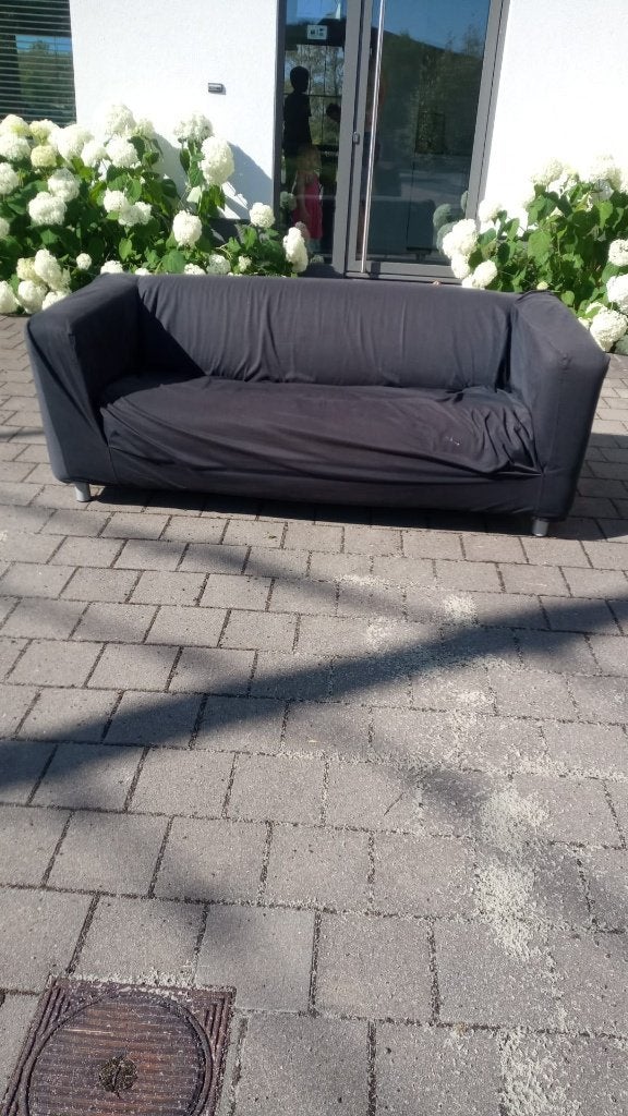 GRATIS ikea klippan, Ophalen, Gebruikt, Tweepersoons, Stof