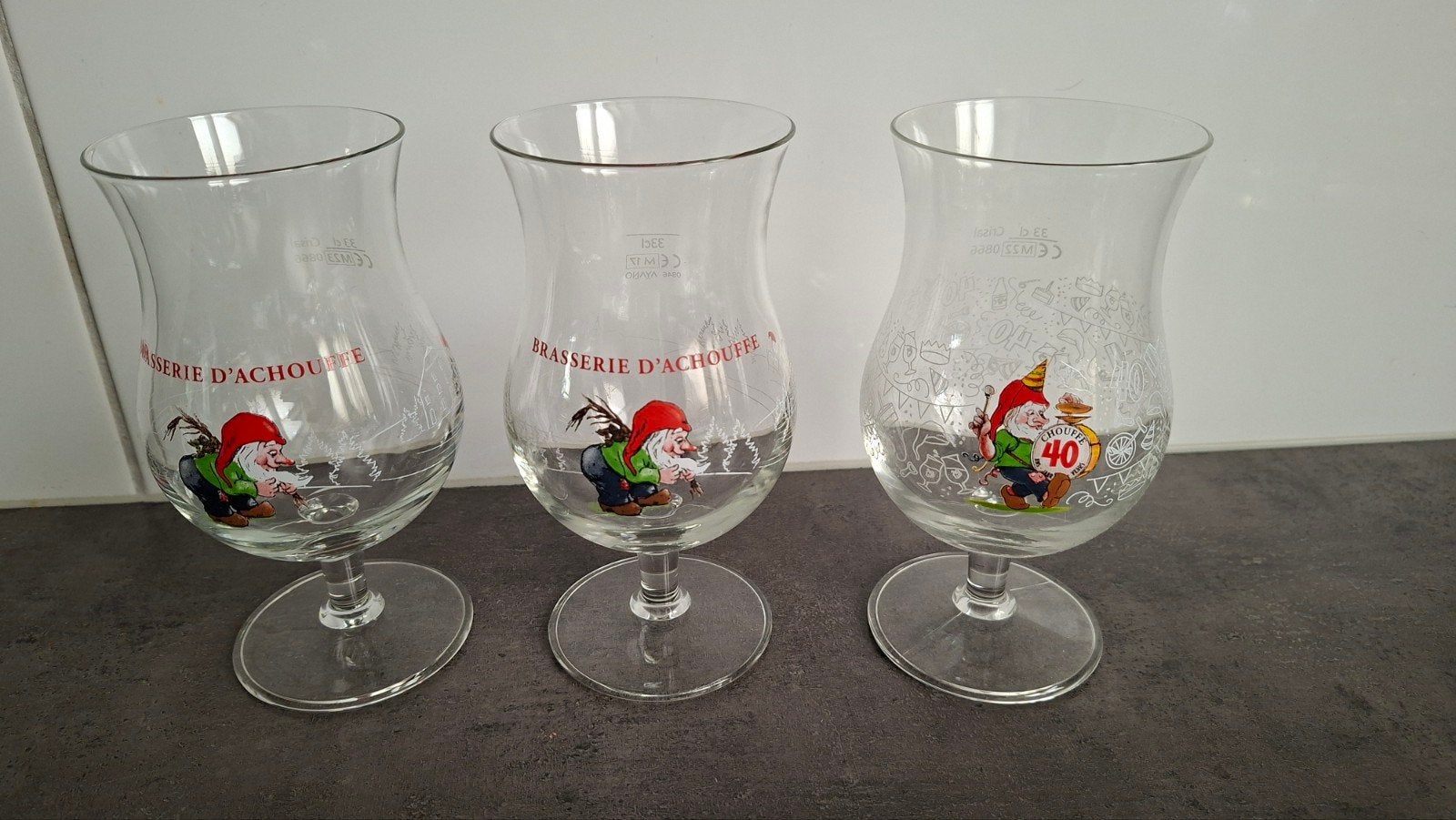 3x la chouffe 33cl, Verzamelen, Verzenden
