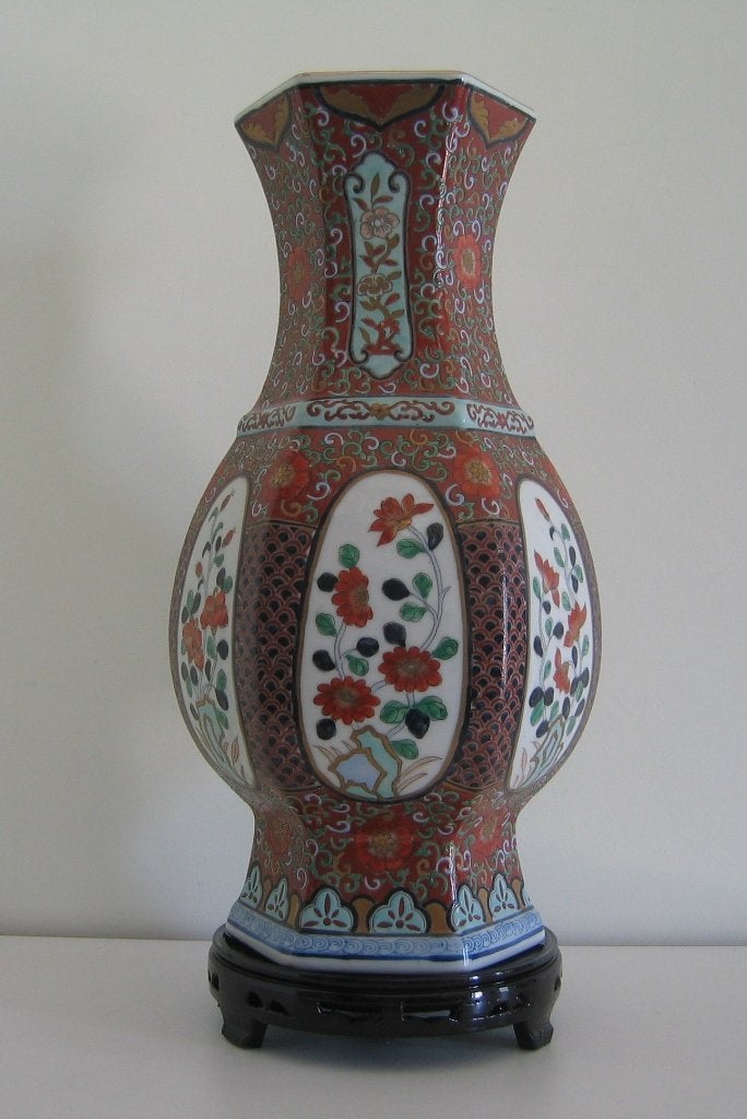 Japanse Imari vaas  -  1007, Antiek en Kunst, Ophalen, Textiel, Japan, Meerkleurig