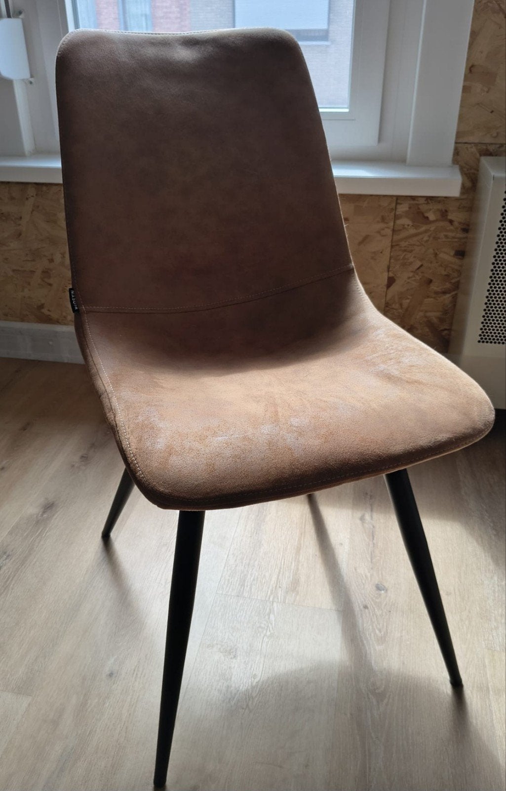 6 stoelen/Cognac kleur., Huis en Inrichting, Ophalen