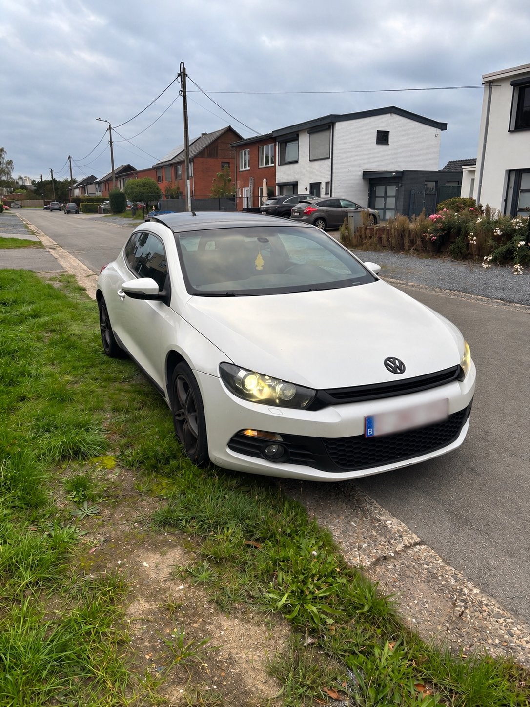 Volkswagen scirocco, Auto's, Alcantara, Wit, Handgeschakeld, Particulier