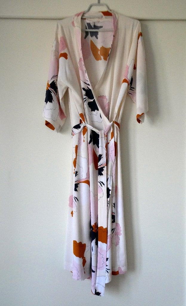 Ochtendjas voor dames, Kleding | Dames, Homewear, Meerkleurig, Ahlens, Ophalen of Verzenden, Zo goed als nieuw