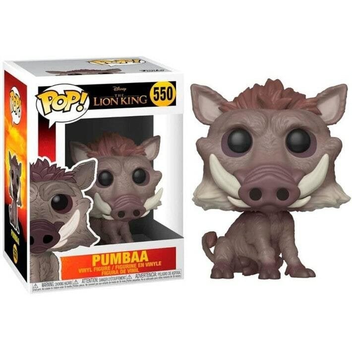 The Lion King 550 Pumbaa POP! Disney Funko non déballée, Envoi, Le Roi Lion ou Le Livre de la Jungle, Neuf, Statue ou Figurine