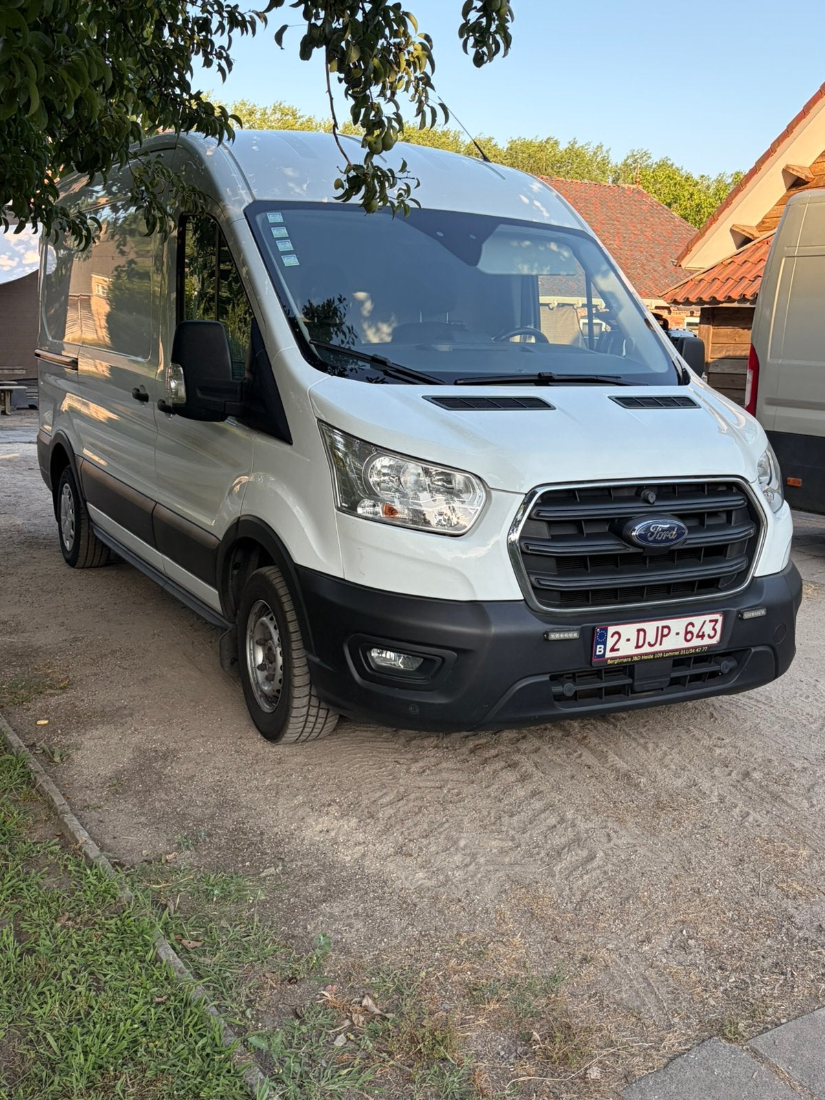 Ford l2h2 - DEC 2020 - 77653km, Auto's, Bestelwagens en Lichte vracht, Voorwielaandrijving, Stof, Euro 6, Wit