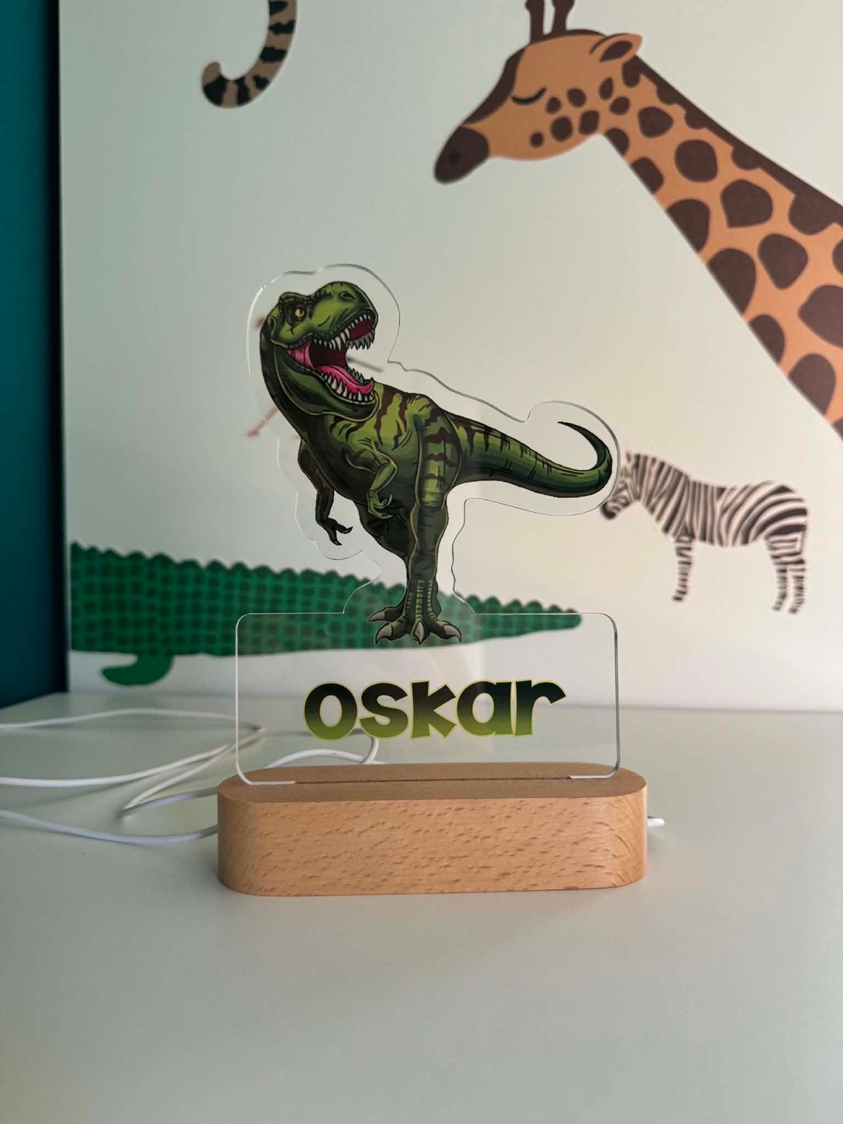 Lampje Oskar met usb, Enlèvement