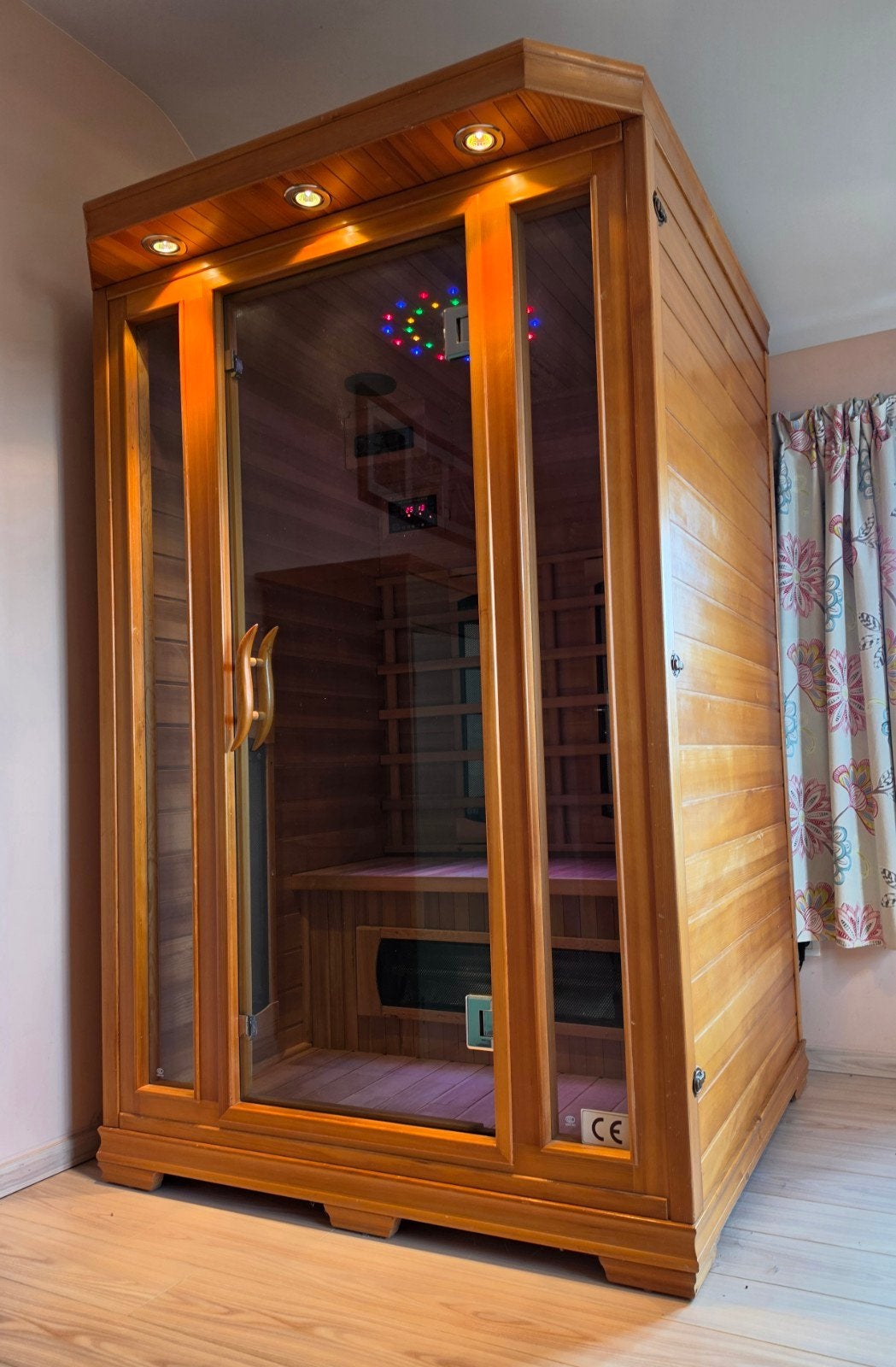 Cabine infrarouge Physiotherm Profi III Deluxe – Comme neuve, Ophalen, Zo goed als nieuw, Infrarood, Complete sauna