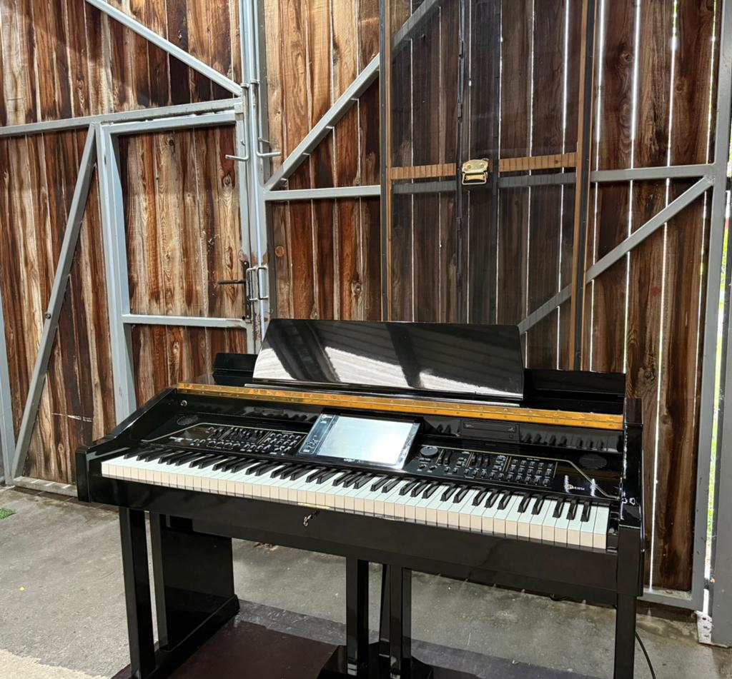 Uniek!!! Wersi Gigapiano GP1000 in goede staat, Ophalen, Piano, Hoogglans