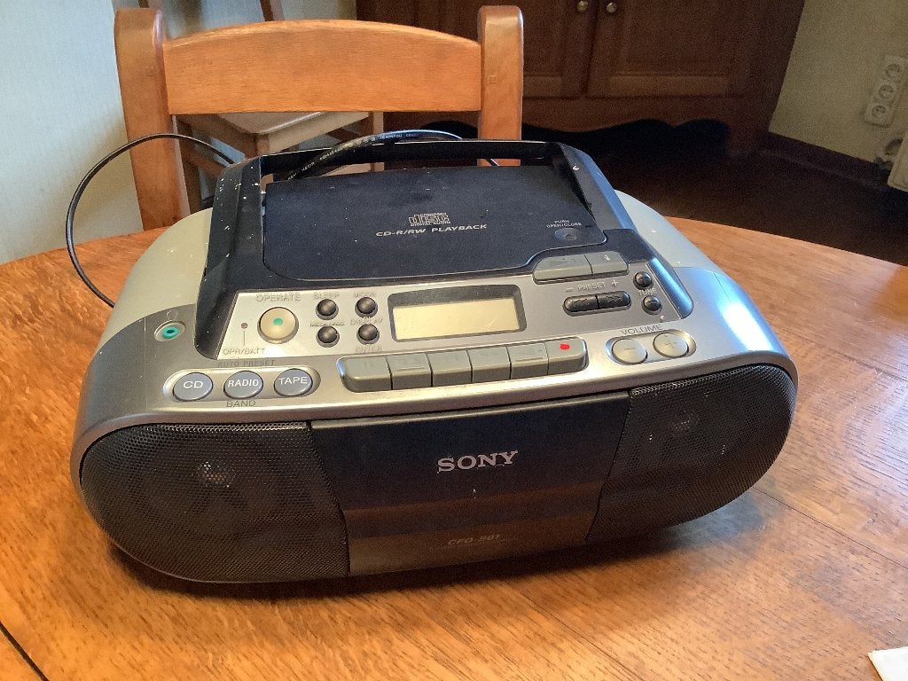 RAdio K7 et CD  SONY, Ophalen, Zo goed als nieuw