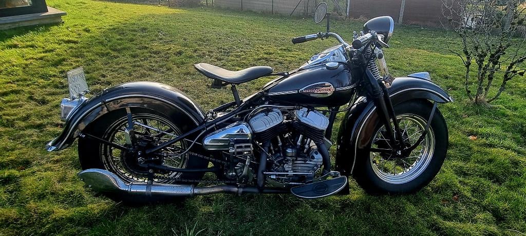 Harley Davidson WL 750 Flathead 1942, Motoren, 750 cc, 2 cilinders, Particulier, Overig