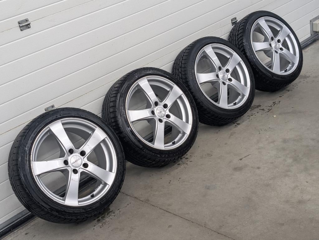 Jantes 17" 5x112 pneus 205 45 Bmw Mercedes Ford Chrysler, Autos : Pièces & Accessoires, Pneus & Jantes, Pneus et Jantes, Véhicule de tourisme