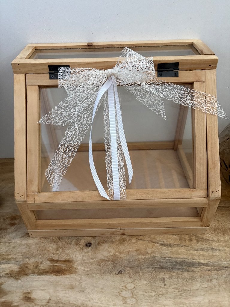 Envelop doos glas met deur, Postzegels en Munten, Ophalen, Overige typen