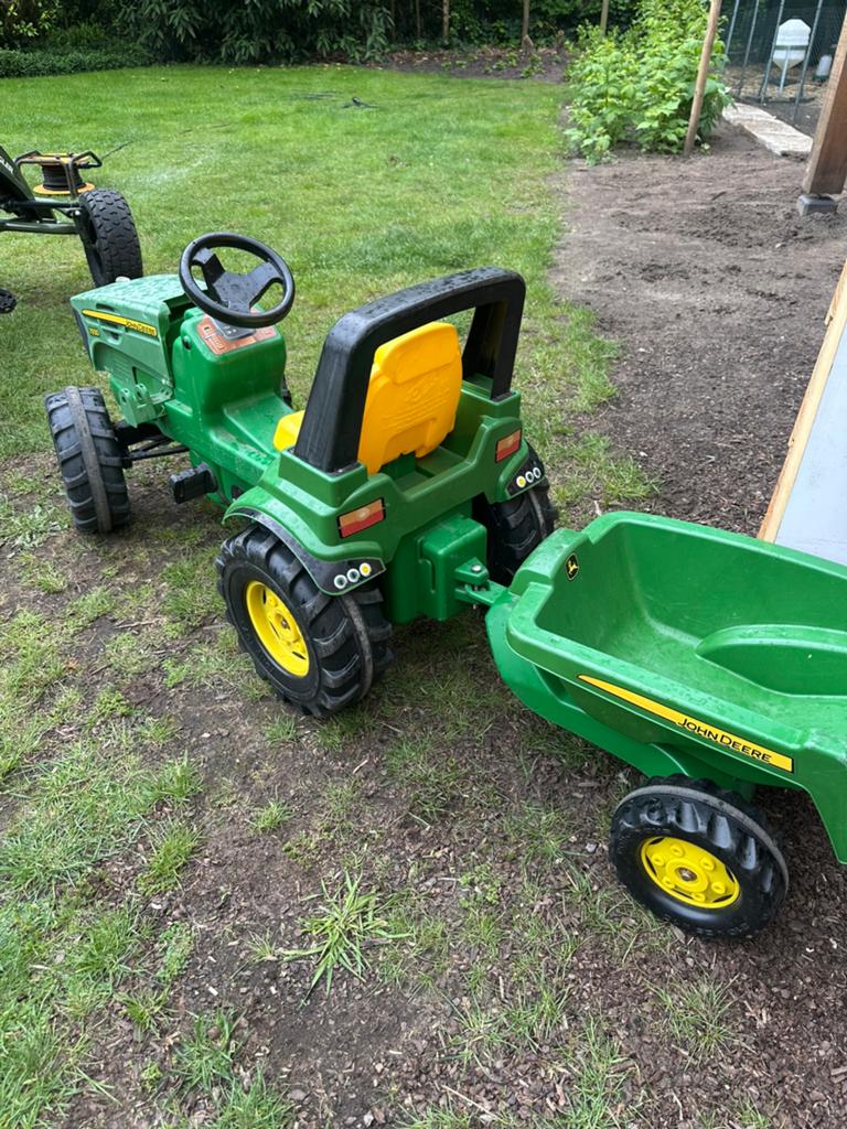 Tractor mat kar John Deere, Ophalen, Gebruikt, Overige merken, Met kar of aanhanger