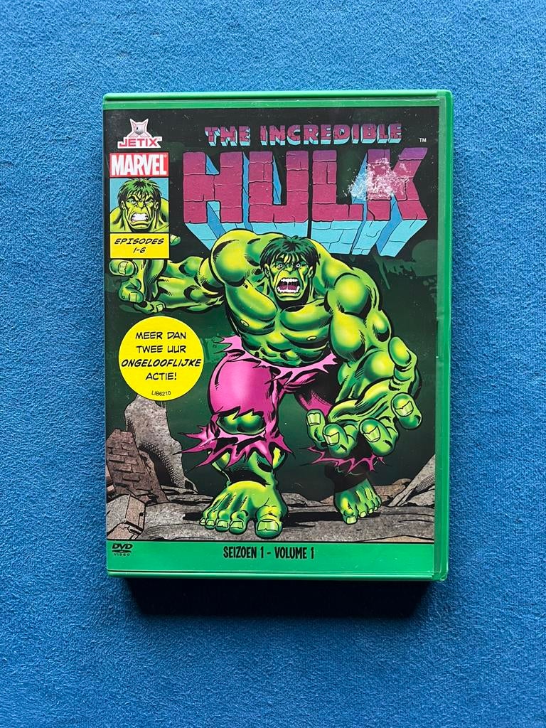 Marvel Hulk DVD – Seizoen 1 Volume 1 | Afleveringen 1-6, Cd's en Dvd's, Ophalen, Zo goed als nieuw