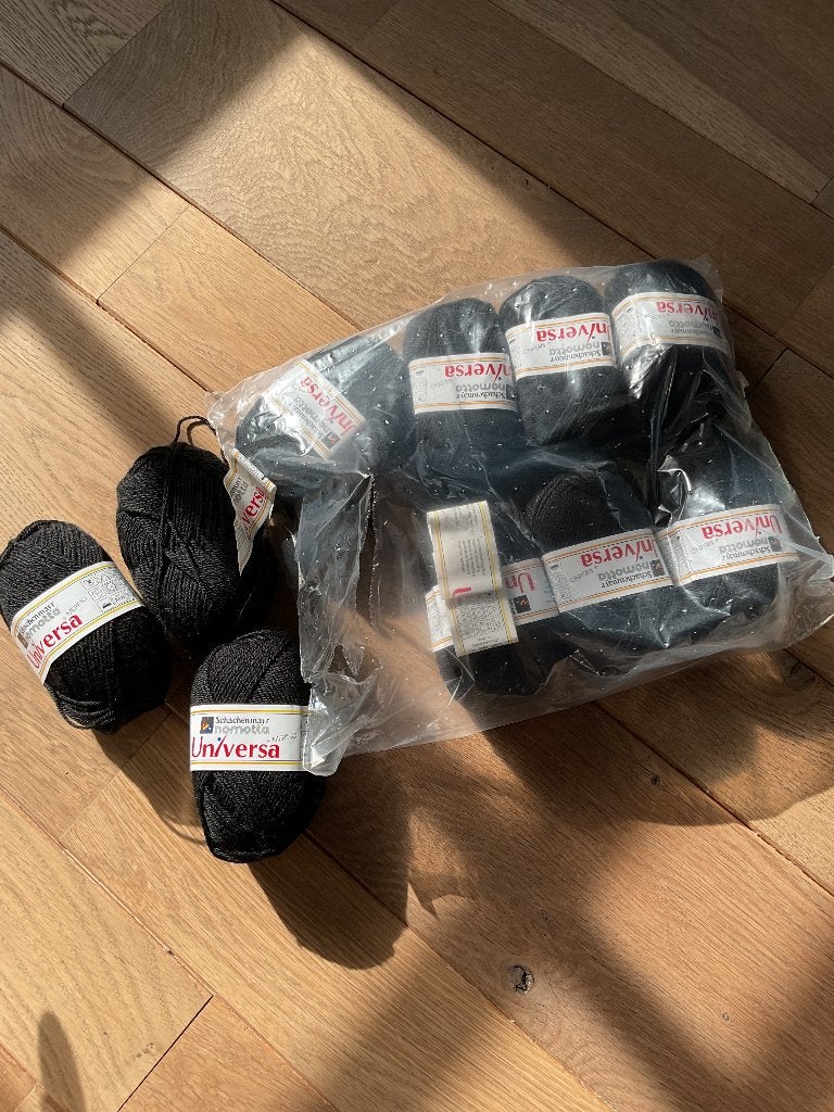 Schachenmayr Nomotta, nieuwe wol merino,zwart,10x 50 gram, Ophalen of Verzenden, Nieuw, Breien of Haken, Wol of Garen