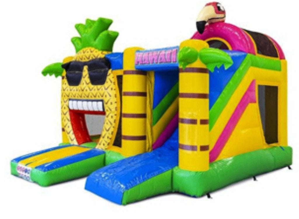 Springkasteel Ananas te huur, Hobby en Vrije tijd, Feestartikelen | Verhuur, Nieuw, Ophalen