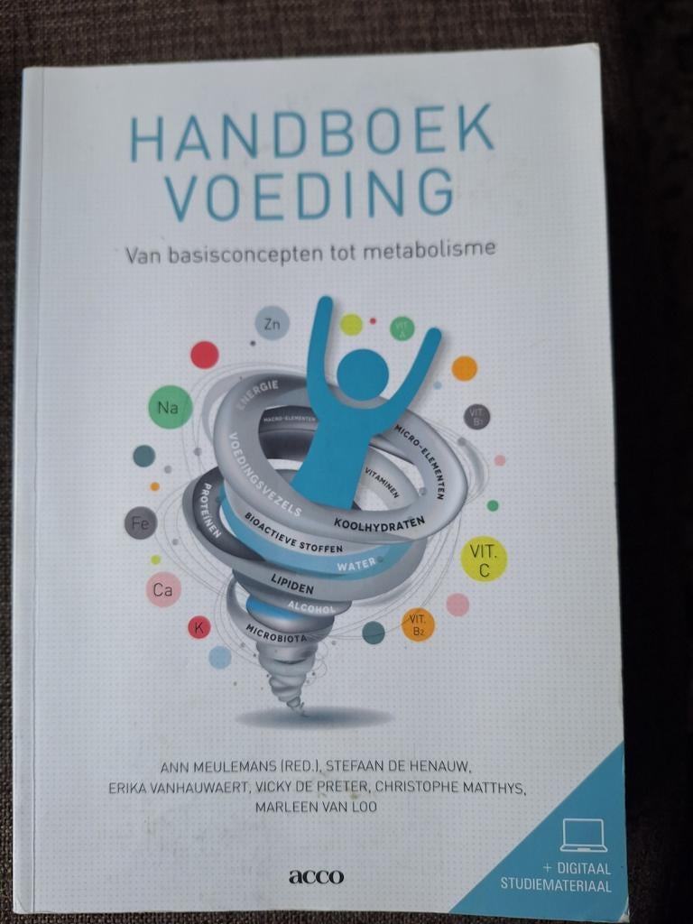 Marleen Van Loo - Handboek voeding, Ophalen of Verzenden, Marleen Van Loo; Christophe Matthys; Vicky De Preter; Stefaan...