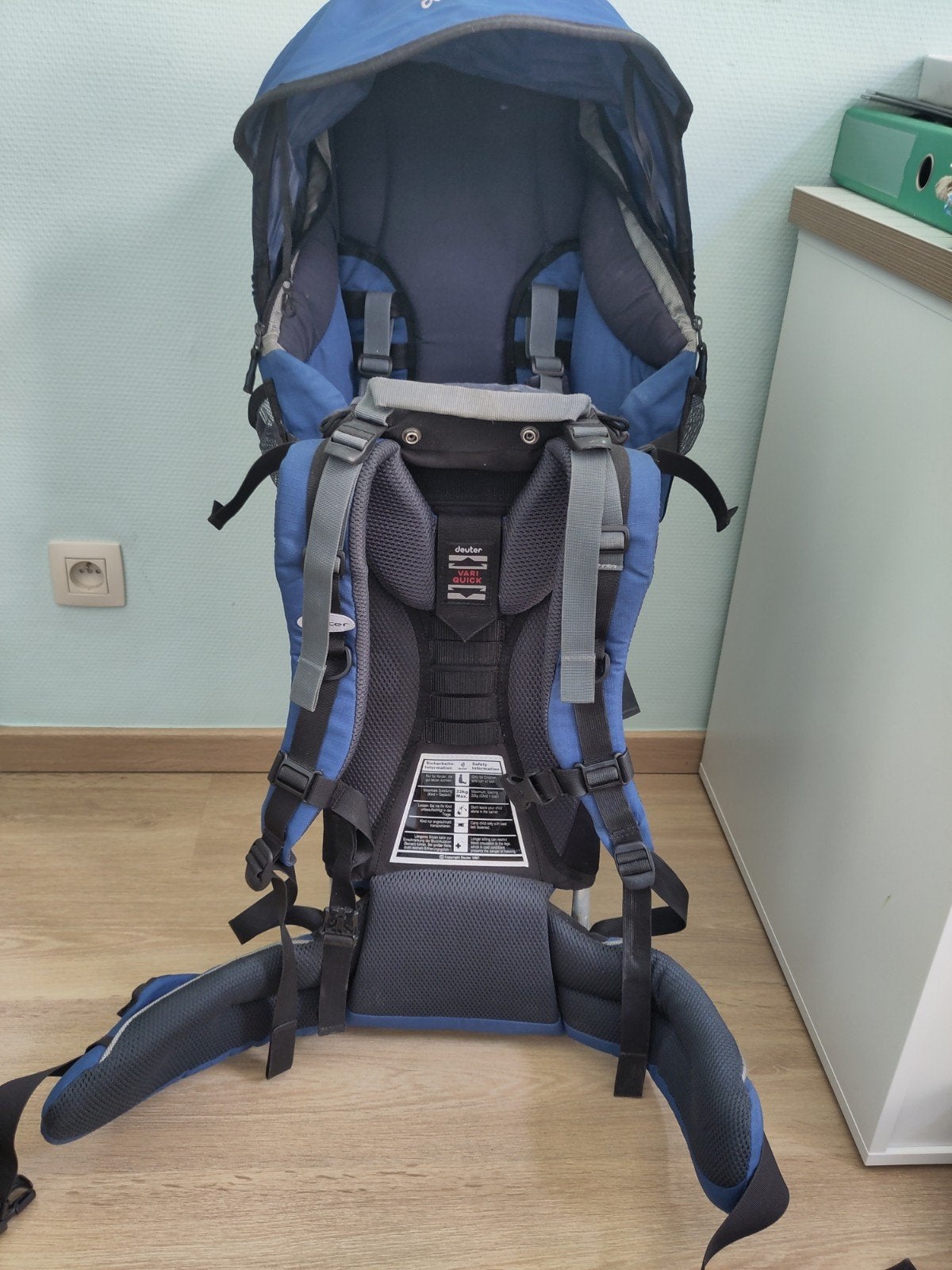 Draagrugzak deuter kid comfort 3, Kinderen en Baby's, Gebruikt, Overige typen, Rug, Ophalen
