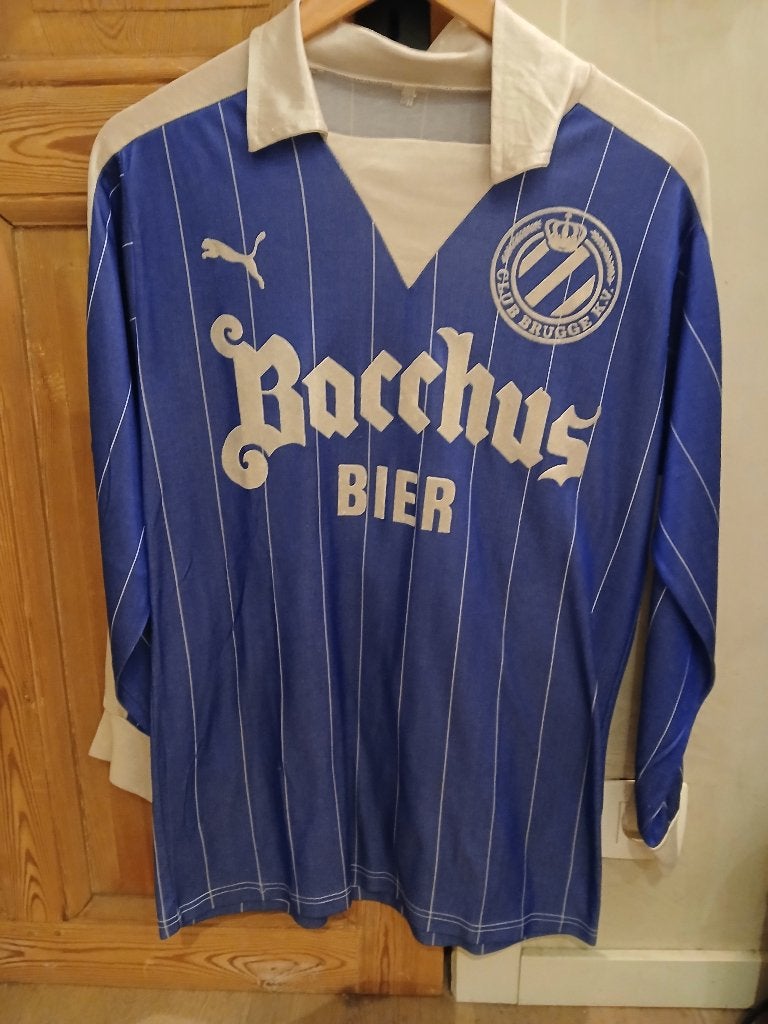 Club Brugge Matchworn Luc Vanwalleghem, Ophalen of Verzenden, Gebruikt