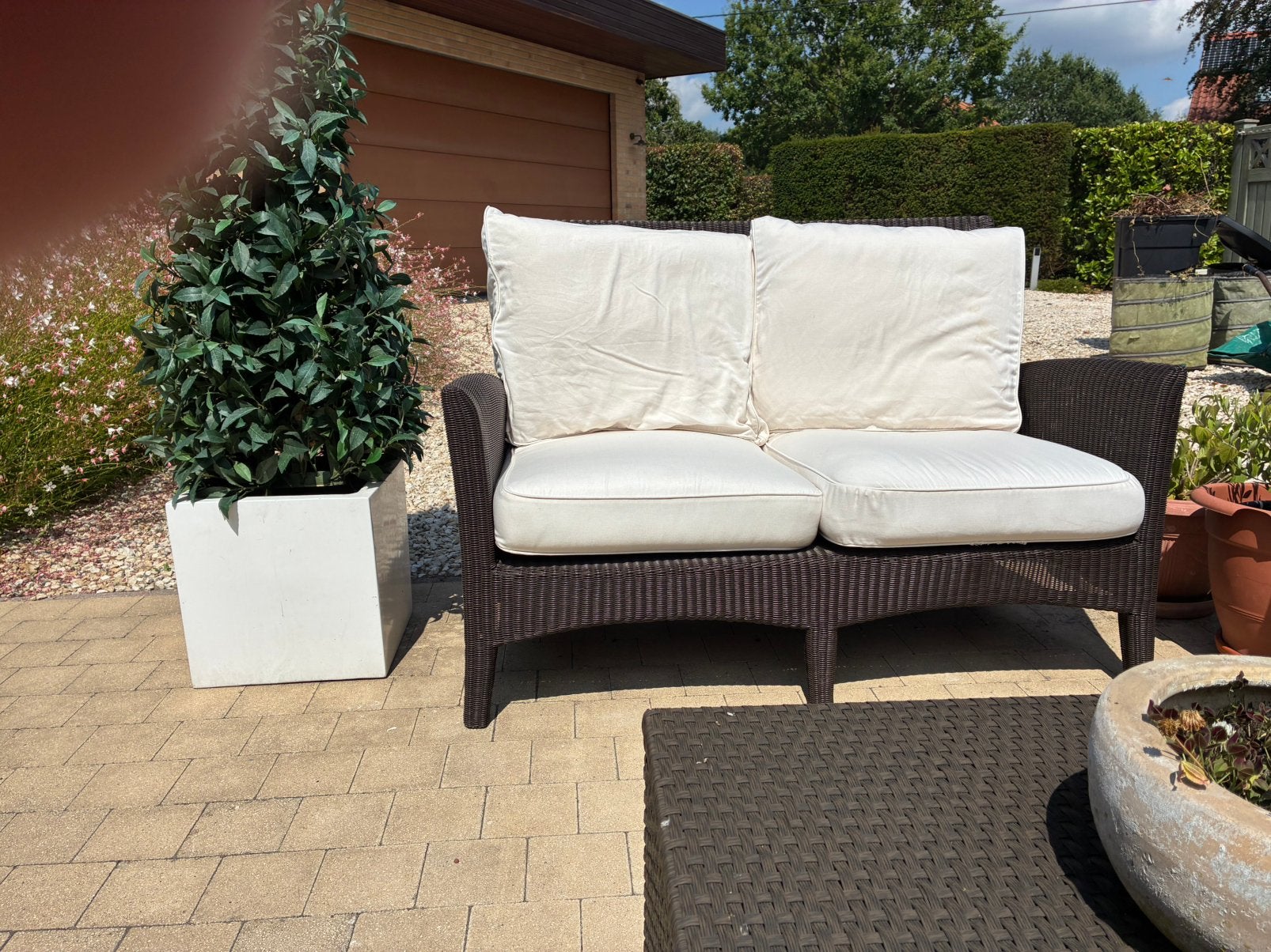 Bruine Bristol loungeset, Ophalen, Zo goed als nieuw, Loungeset