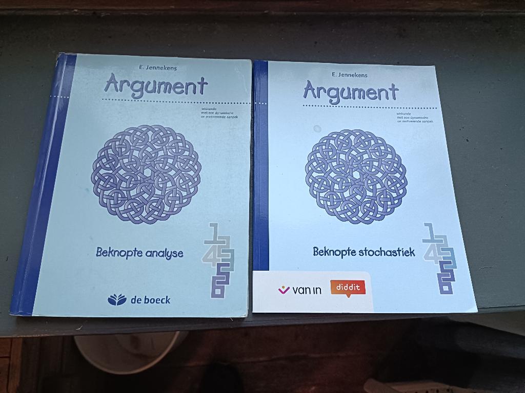 2 Schoolboeken Wiskunde - Stochastiek en Analyse, Boeken, Schoolboeken, E. Jennekens, ASO, Wiskunde A, Ophalen of Verzenden
