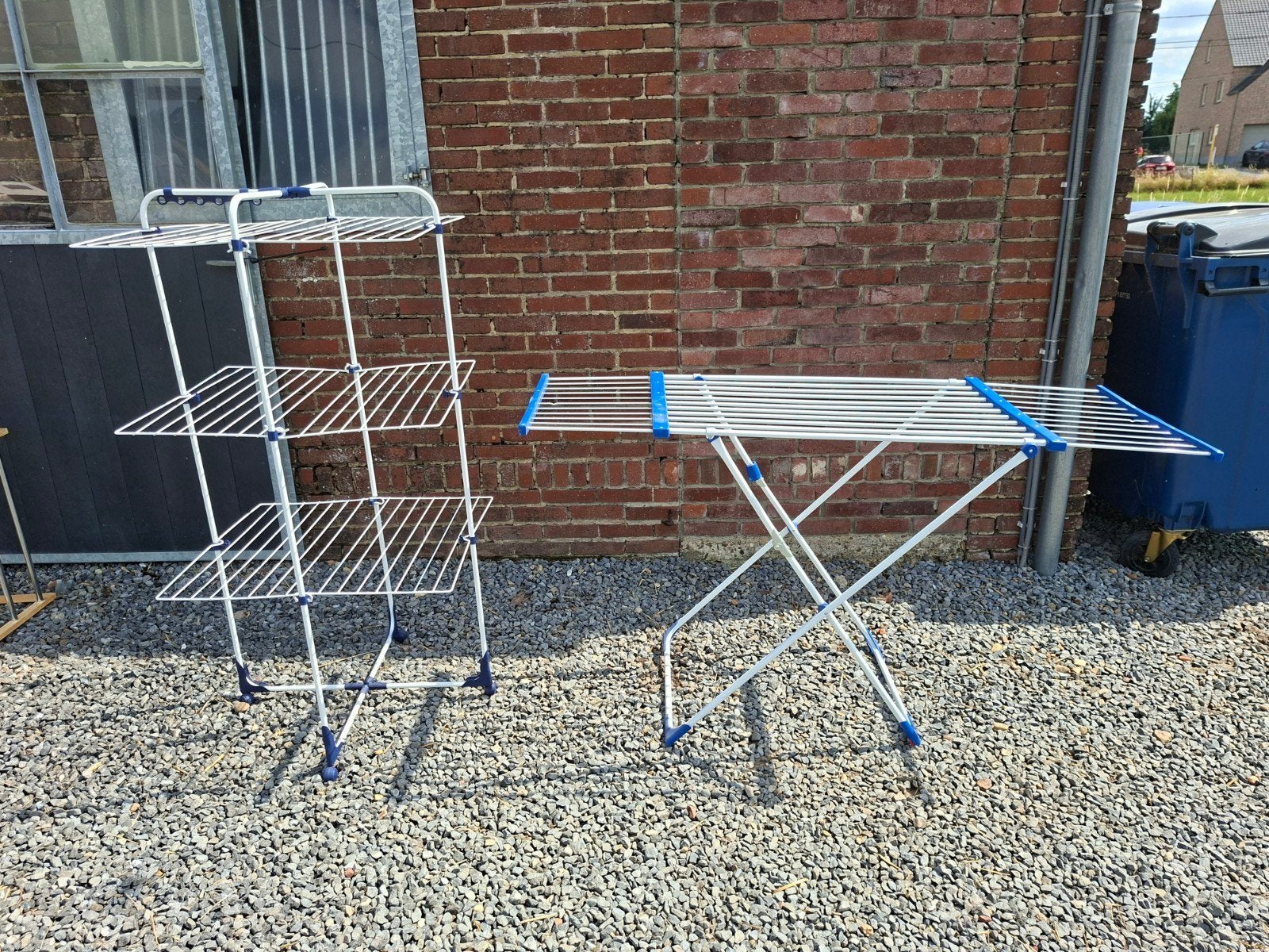 2× droogrek, Tuin en Terras, Droogmolens en Wasrekken, Ophalen of Verzenden, Gebruikt, Wasrek