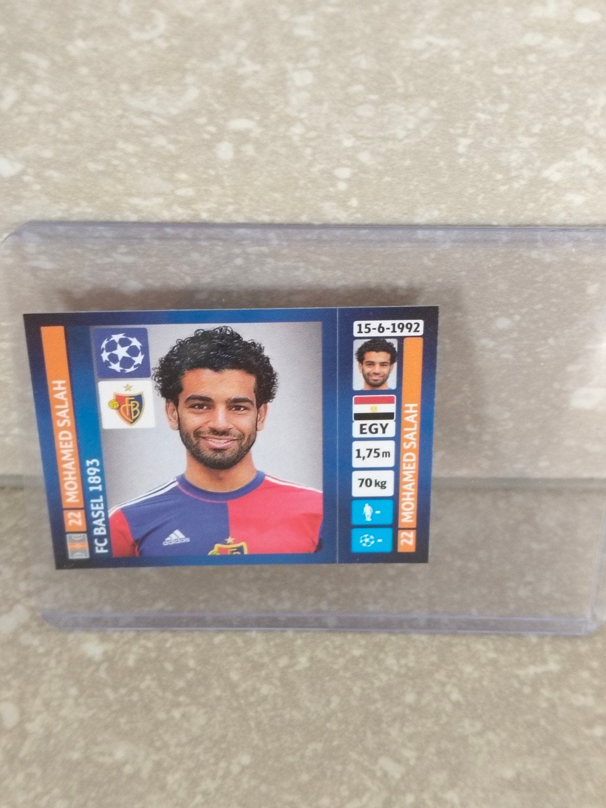 Rookie Mohamed Salah fc Basel 2013-2014, Enlèvement ou Envoi, Autocollant
