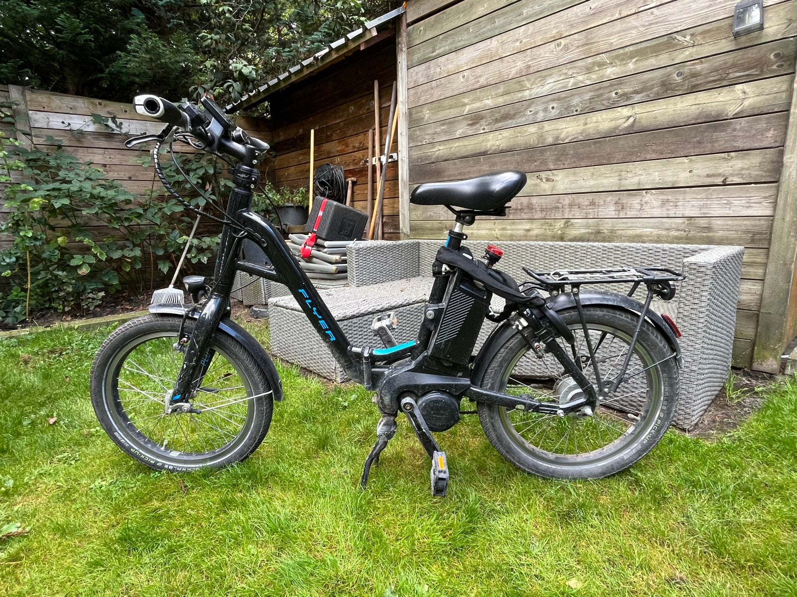Flyer Pluto E folding bike, Ophalen, Gebruikt