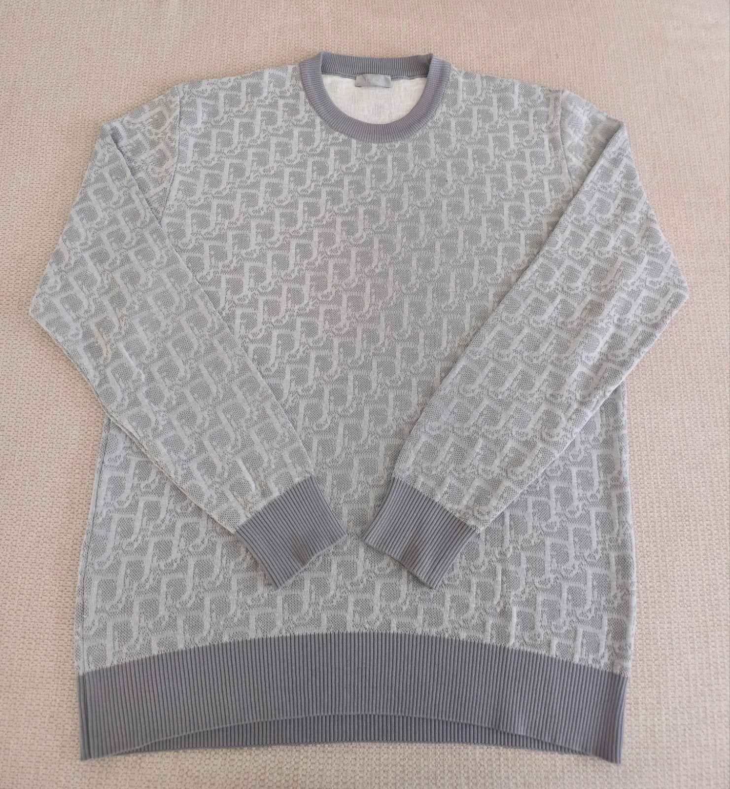 Trui Dior, Kleding | Heren, Maat 52/54 (L), Verzenden, Zo goed als nieuw, Grijs