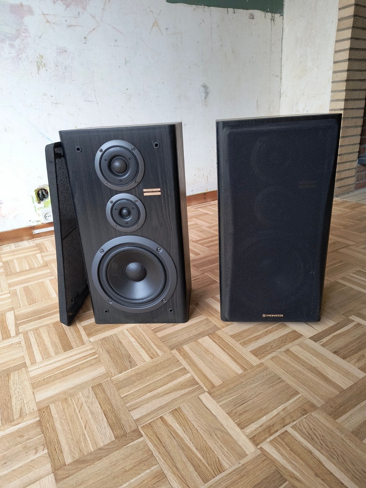 ensemble de 2 haut-parleurs Pioneer S-J500, Bass-reflex, Enlèvement, Enceintes stéréo, 150 watts ou plus
