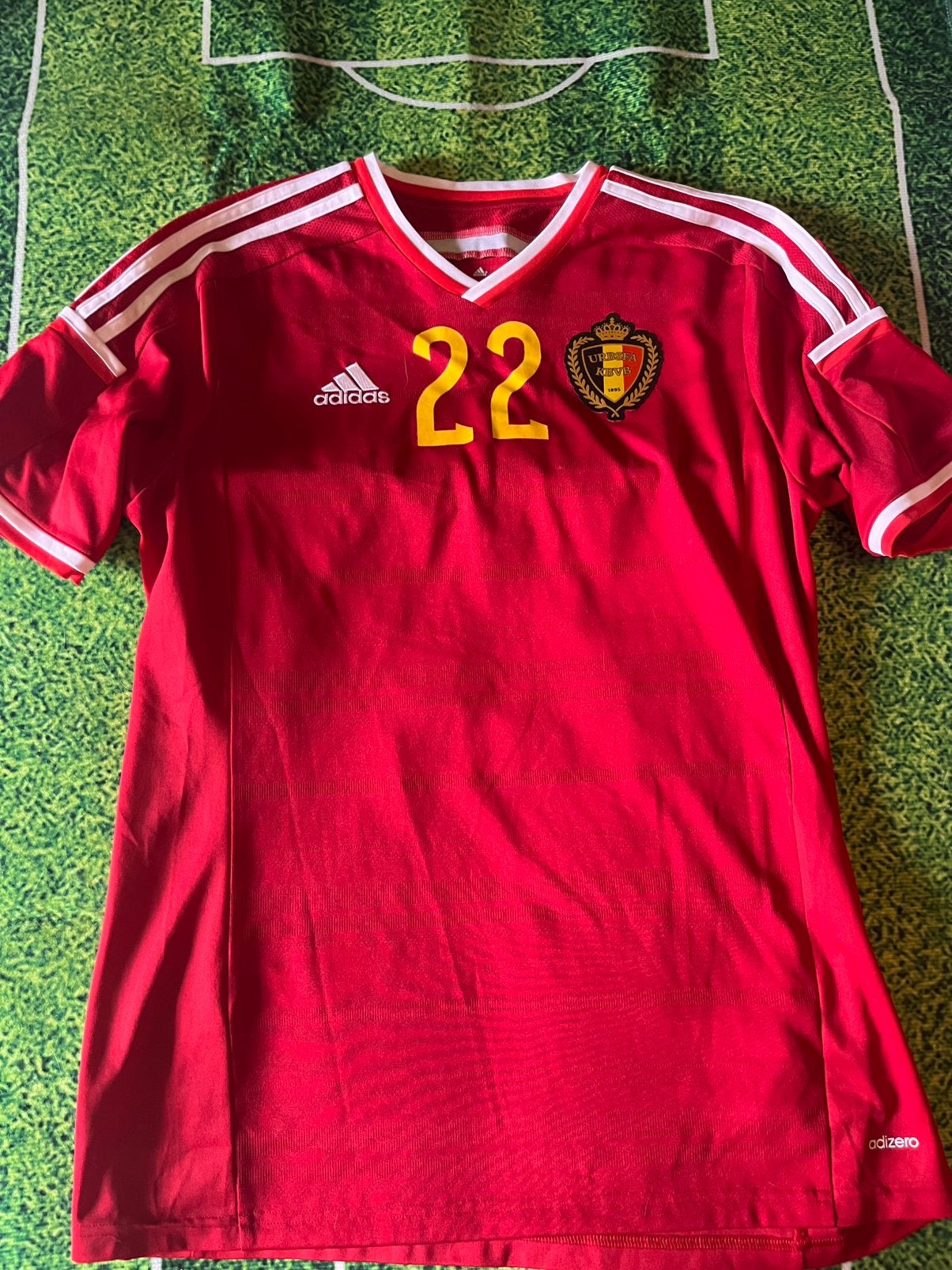 Maillot Belgique diables rouges Chadli, Enlèvement ou Envoi, Comme neuf, Maillot