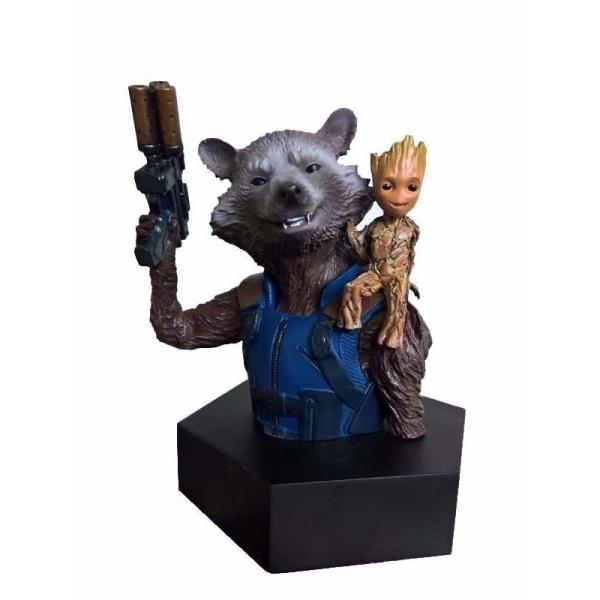 nieuw beeldje buste Marvel Rocket en Groot, Enlèvement ou Envoi, Neuf, Autres types